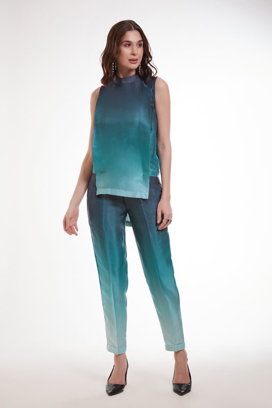 Printed Sleeveless Top & Trouser Co-Ords